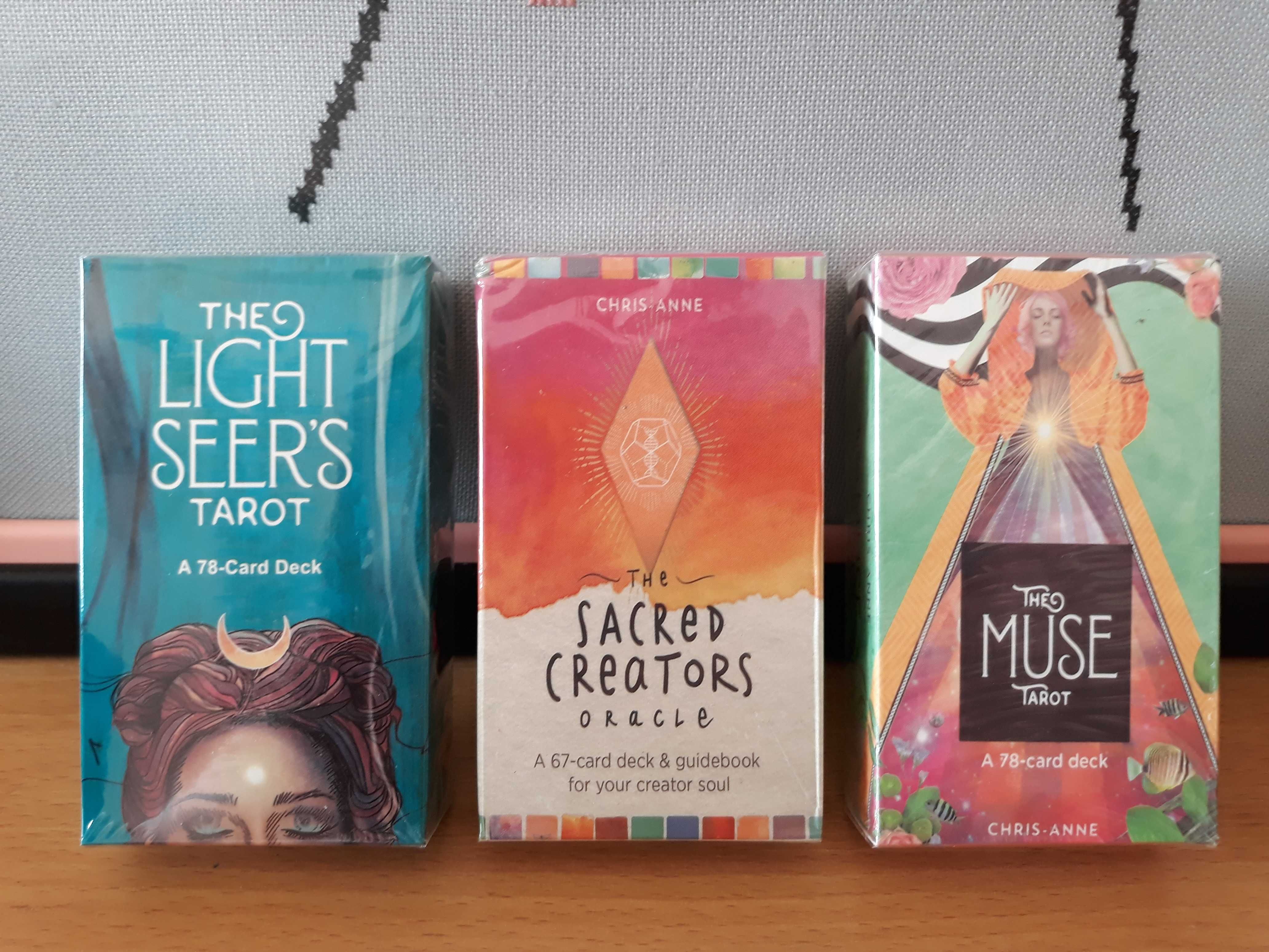 Красиви таро карти:Light Seers Tarot&Muse Tarot&Sacred Creators Oracle