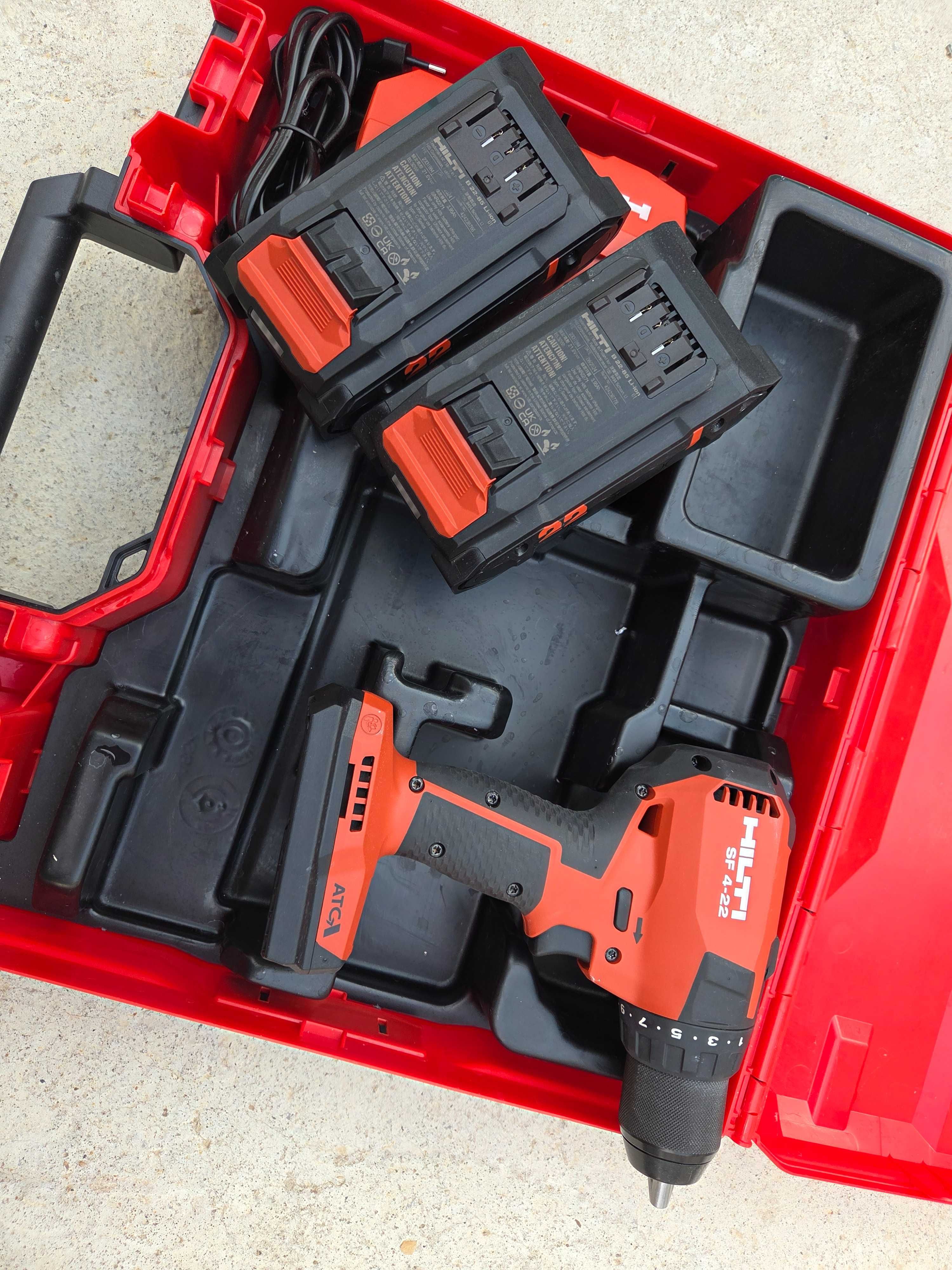 Акумулаторен винтоверт Hilti SF 4-22 NURON - Като нов!
