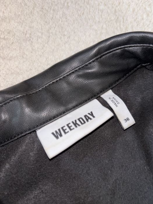 Къса кожена рокля - 36 размер