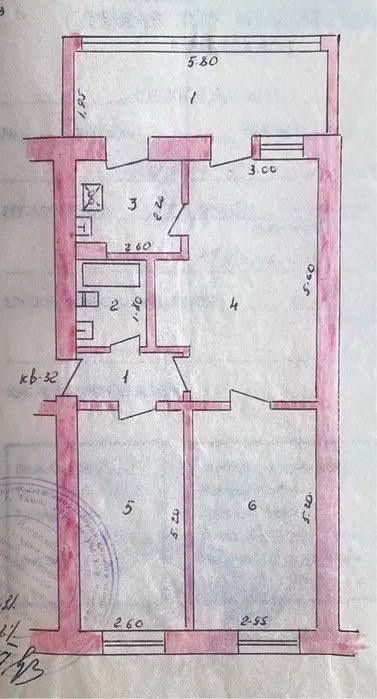 Квартира Ул. Бабура 3/2/4 70 кв.м