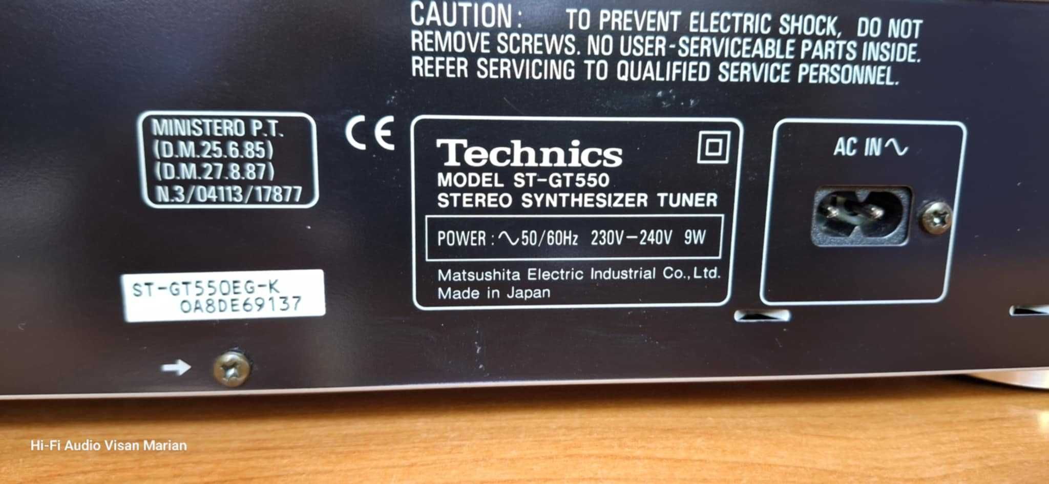 Tuner Technics ST-GT 550