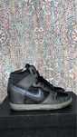 Papuci Nike Dunk high negri