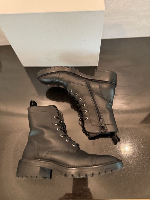 Zara  боти ест.кожа 39лв