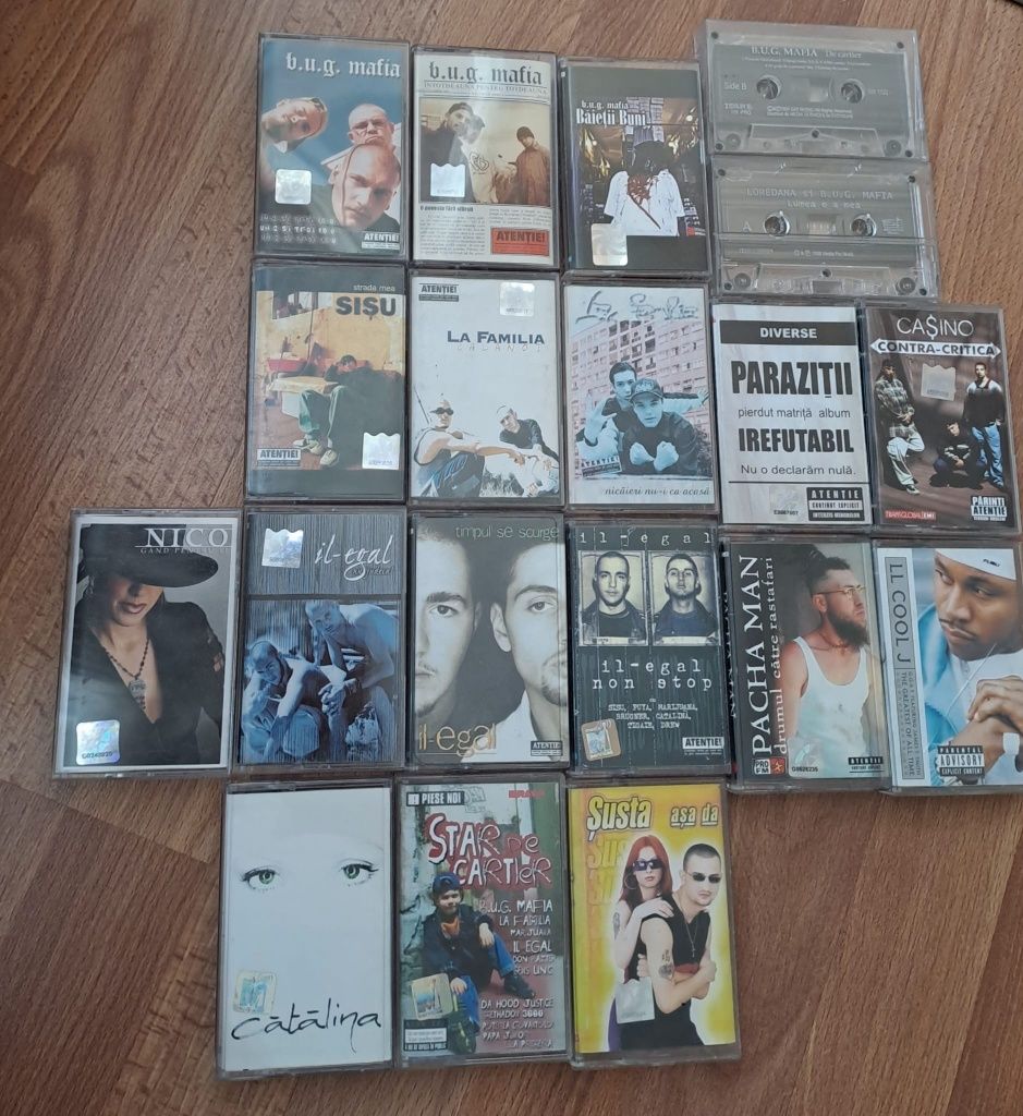 Casete Bug Mafia/La Familia/IL-Egal/Pacha Man/Ombladon/Sisu/Casino