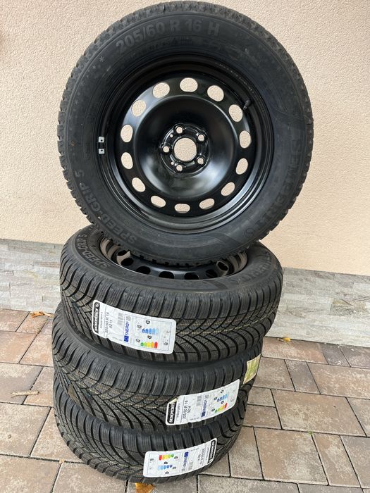 Jante tabla noi 5x100 16 + anvelope noi VW Taigo Skoda Kamiq T cross