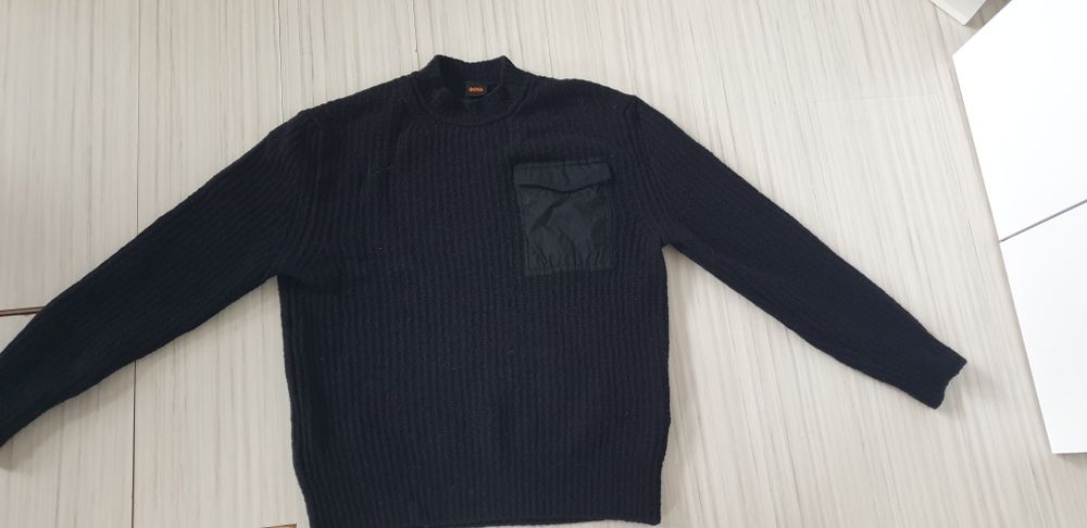 Hugo Boss Kaltamo Wool Mens Size S НОВО! ОРИГИНАЛ! Мъжки Пуловер!