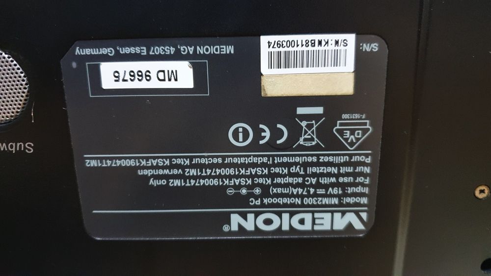 Laptop Medion Defect!!