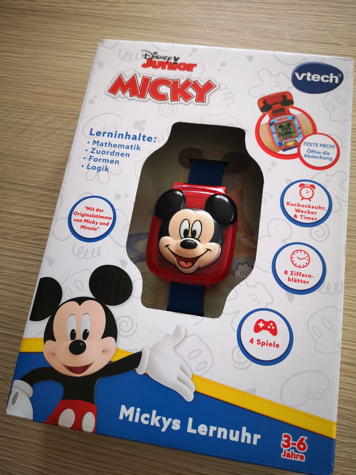 Mickey Mouse Vtech часовник с игри НАНЕМСКИ ЕЗИК