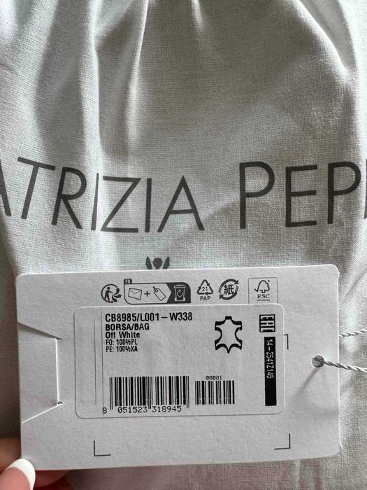 чанта Patrizia Pepe естествена кожа