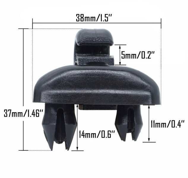 Щипка за сенник, Държач за сенник за VW, Audi, Skoda