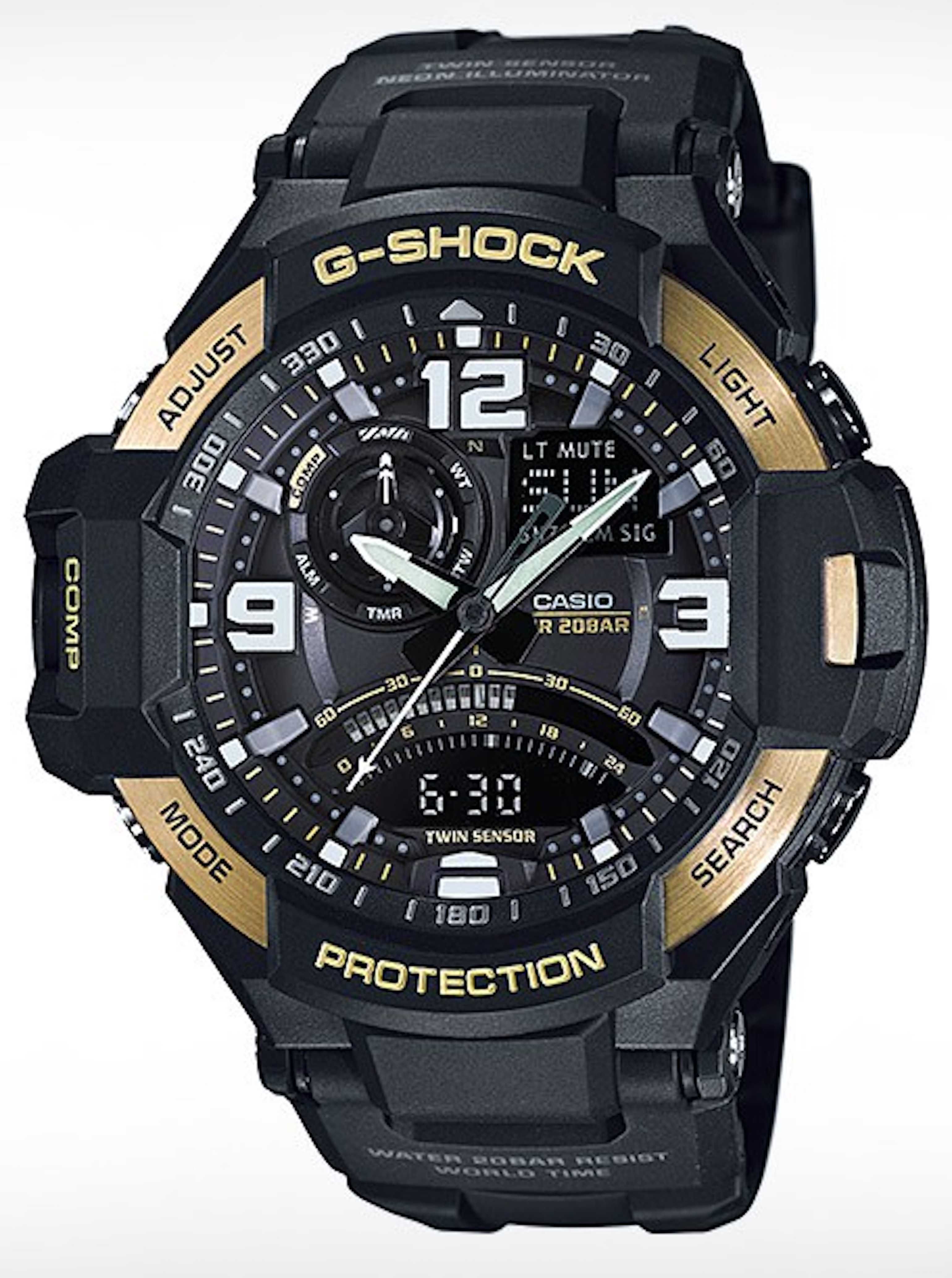 ceas sport Casio G Shock Gravitymaster GA1000-9G-Gold, NOU,Garantie