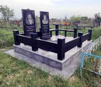 Памятники на могилу из черного гранита, мрамора, габбро, Шанси