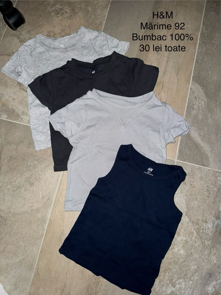 Haine copii marime 92, tricouri HM, Zara, Polo, colanti Next