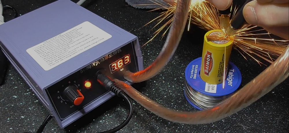 Aparat de sudura in puncte celule 18650 li-ion ni-mh etc versiune noua