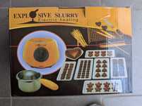 Aparat de topit ciocolata, set fondue inclus