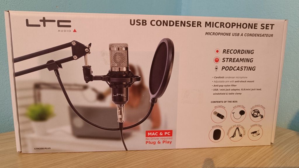 LTC USB Microphone Pack (Black)
€67,00