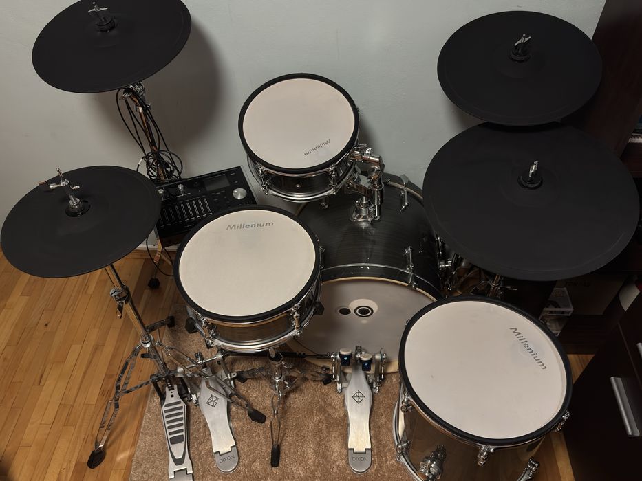 Set Tobe Electronice Millenium MPS-1000 + Pedală Dublă Dixon PP-P2D