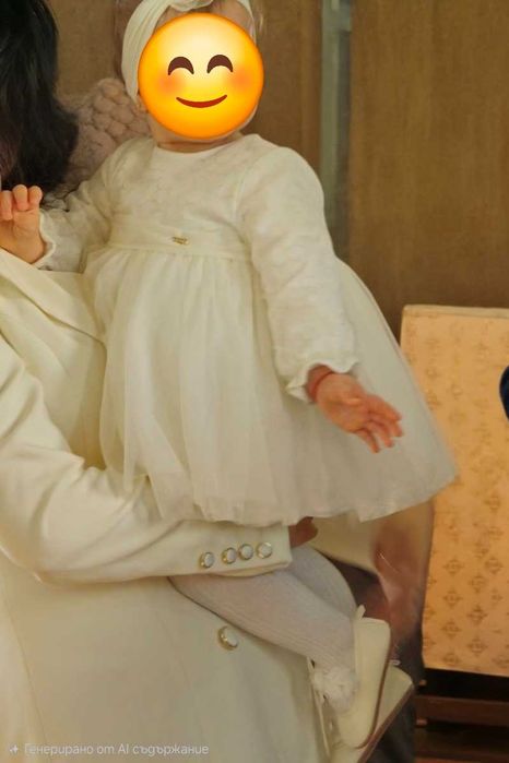 Официална детска рокля Mayoral  80 см. за 1 година .