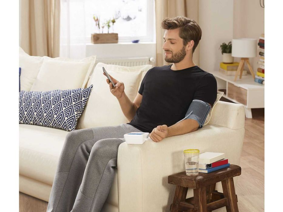 Tensiometru Silvercrest cu bluetooth, nou, produs Germania, nu Sanitas