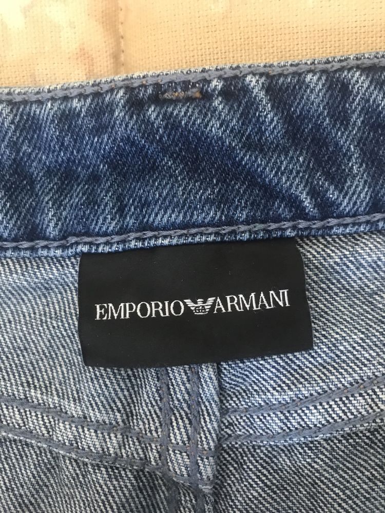 Къси дънкови панталонки ARMANI