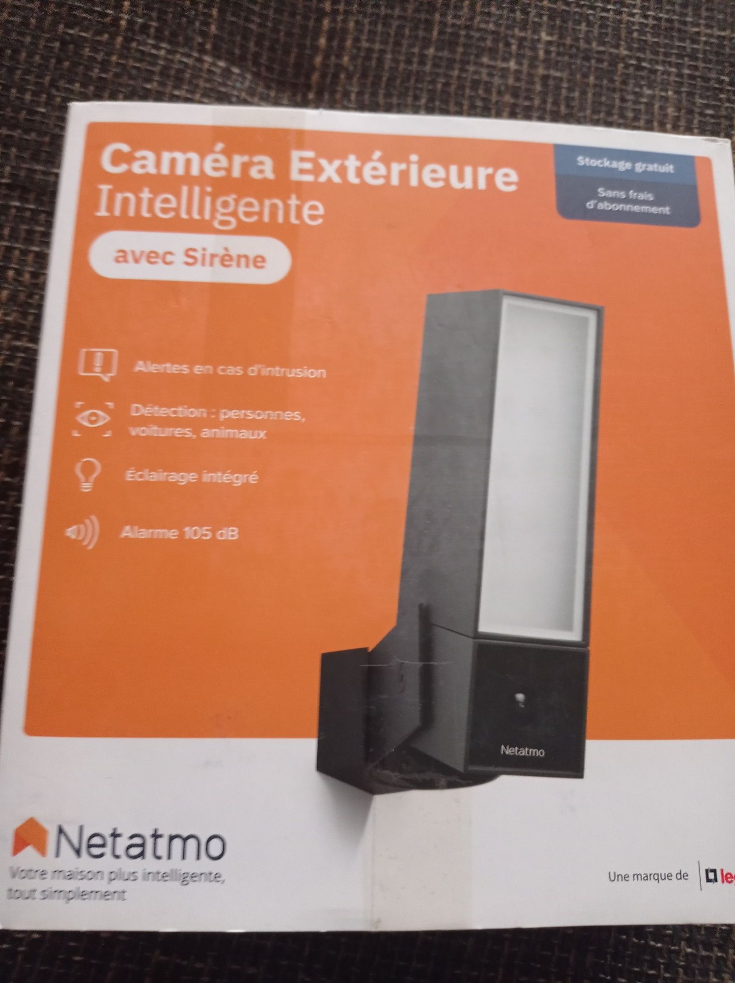 Camera supraveghere exterior NETATMO NOC01-EU, Full HD 1080p, IR, negr