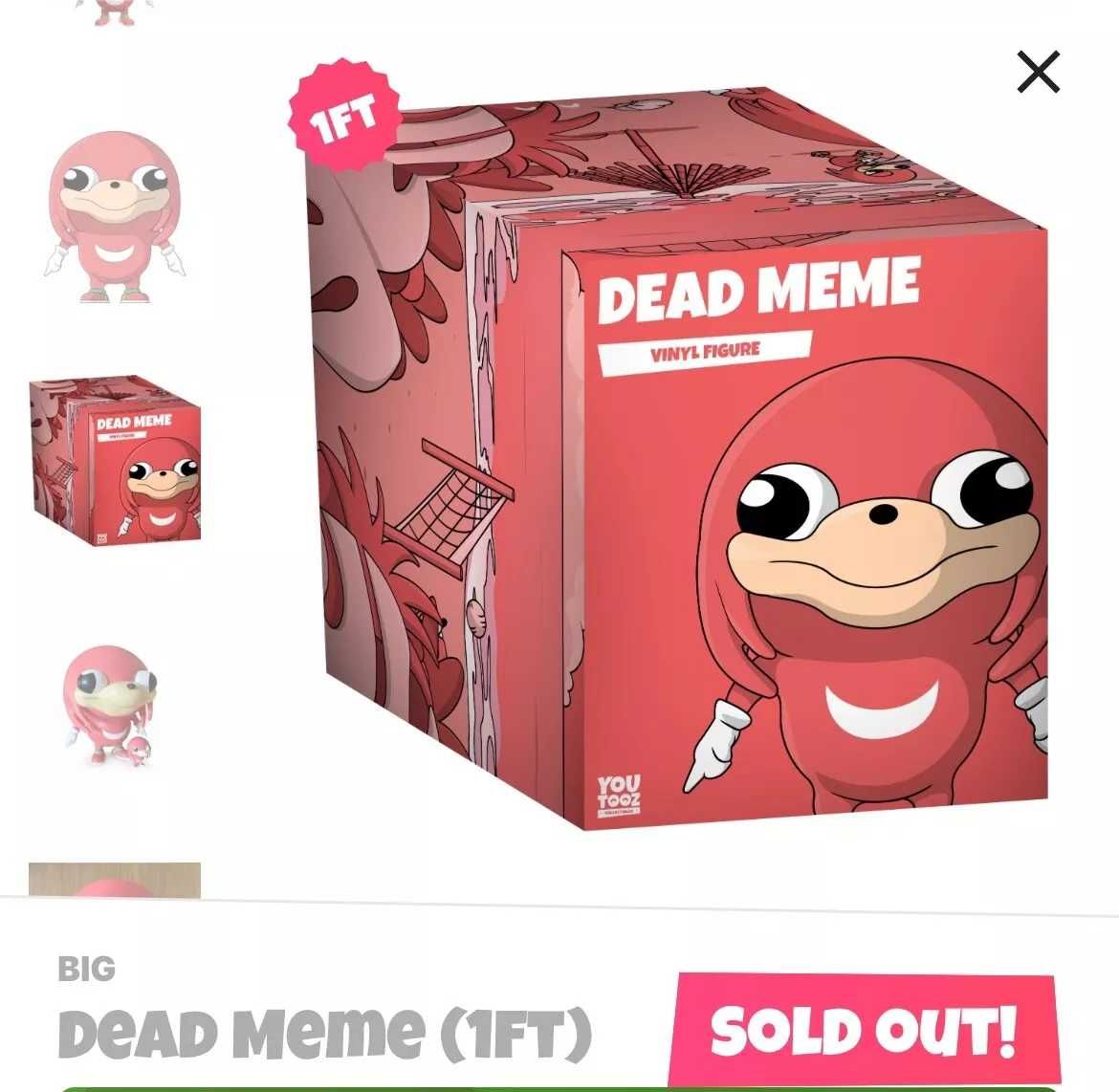 Youtooz Dead Meme 1ft!