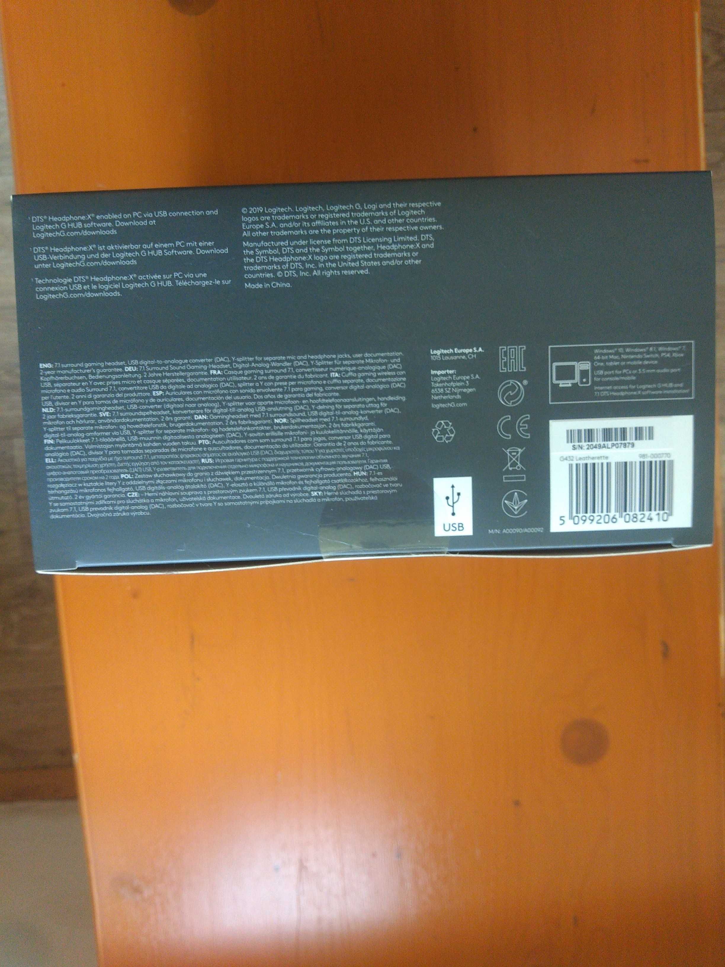 Слушалки/Logitech G432