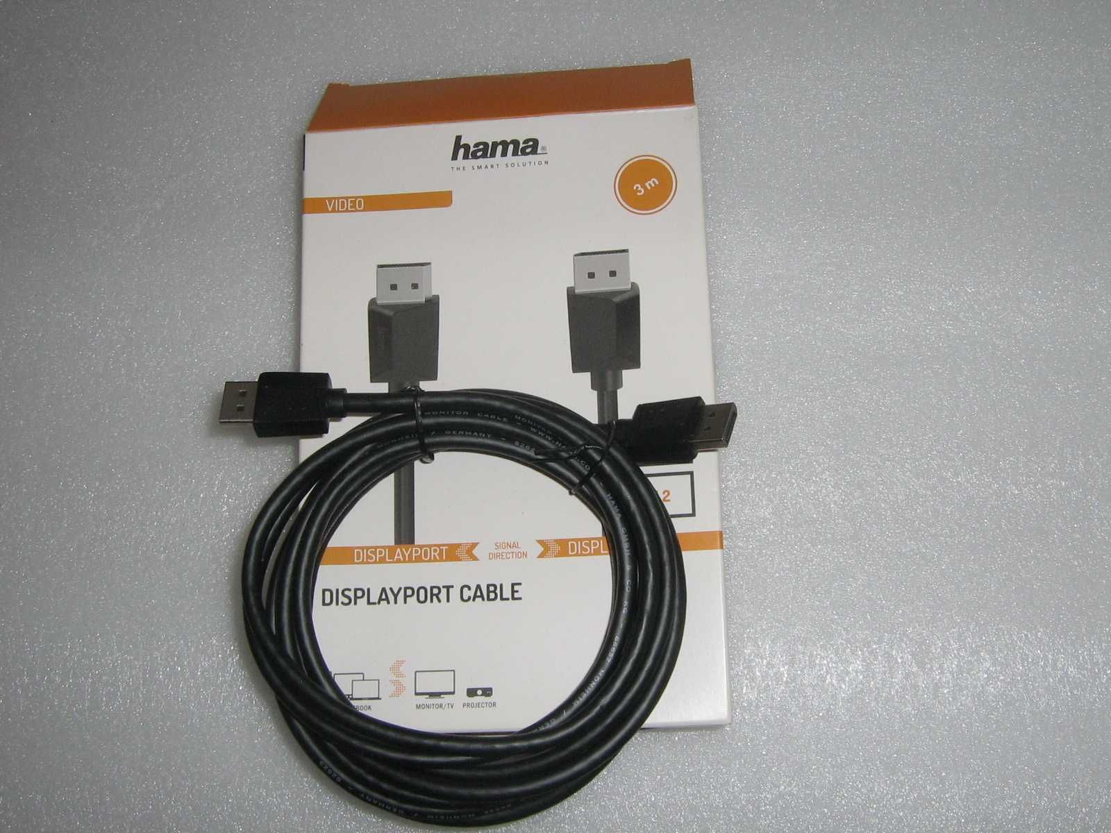 Vand Cablu HAMA Display Port - Display Port 2.1 de 3 metri 4k ultra hd