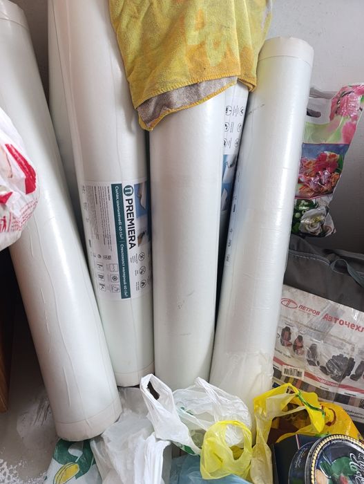 Стеклохолст (паутинка) для стен плотность 40гр на м2, ширина 1 м,