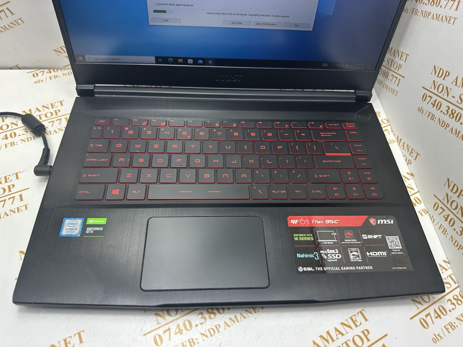 NDP Amanet NON-STOP Calea Vitan Nr. 121 Laptop Gaming MSI (21173)