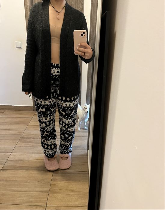 Cardigan negru Zara knit