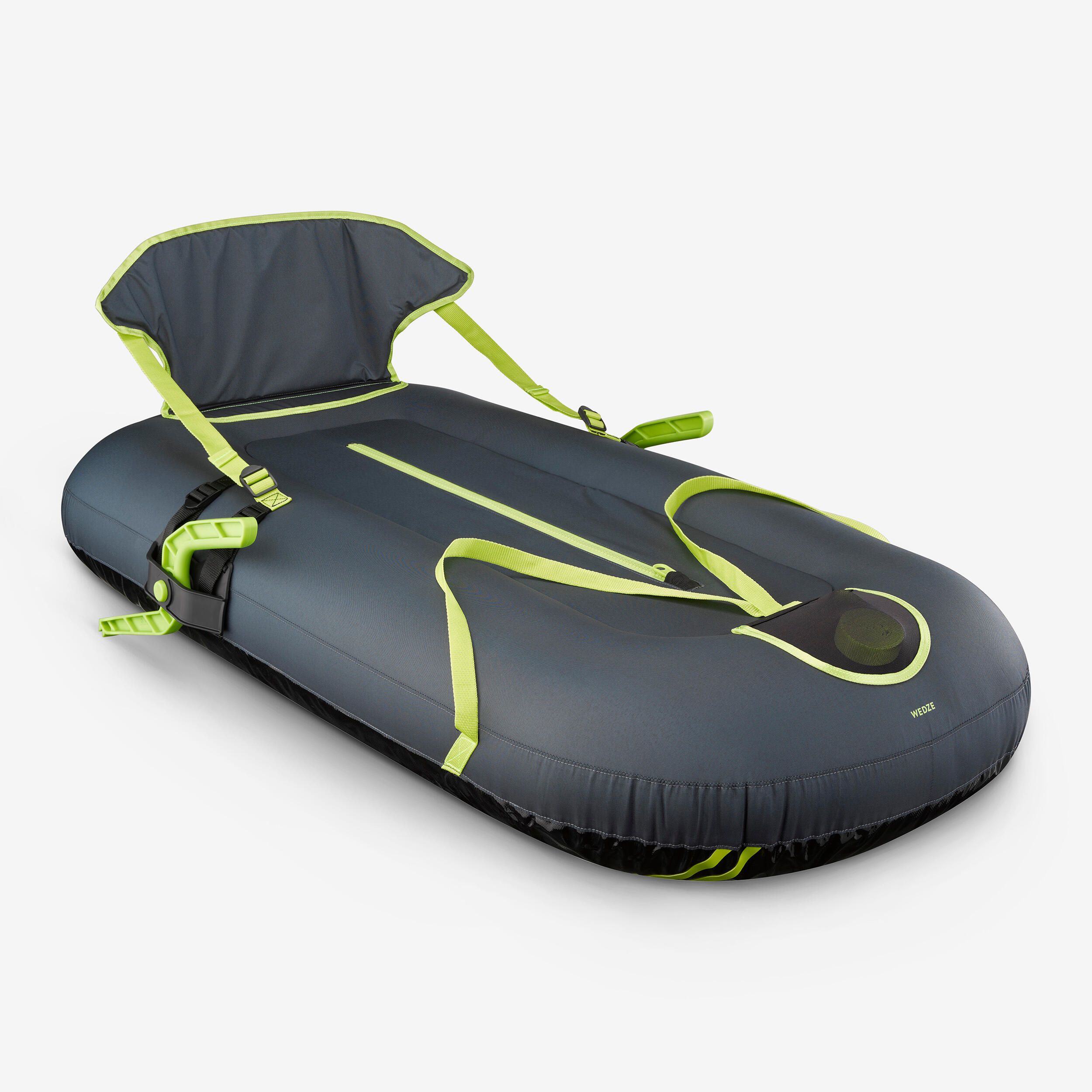 Sanie gonflabilă cu frâne Pumpslide - produs resigilat (nou) Decathlon
