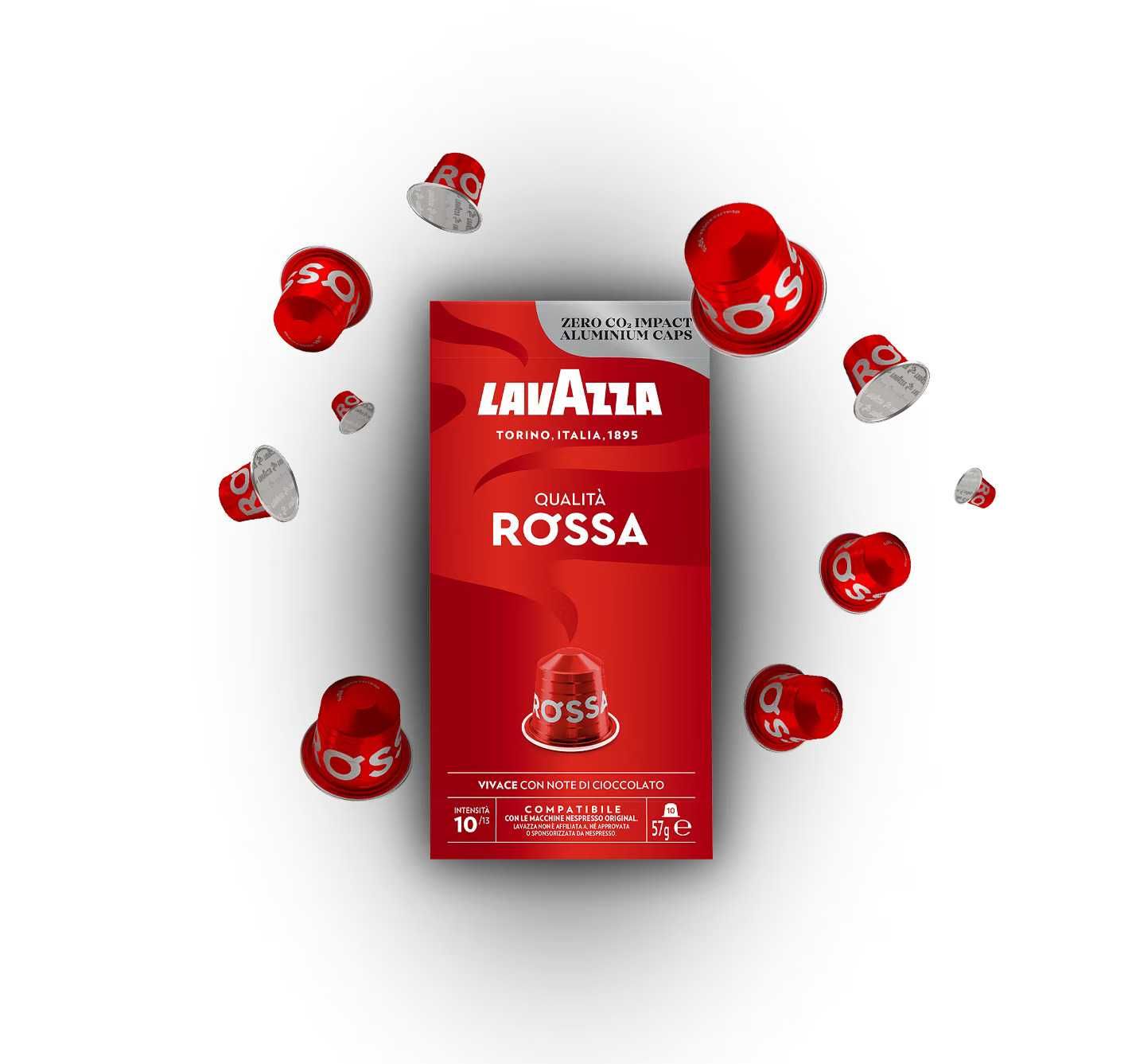 Кафе LAVAZZA nespresso Qualità Rossa 10бр внос ИТАЛИЯ