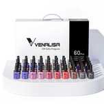 Kit Oja Semipermanenta VIP 1 Venalisa, 60 Culori, Base Coat, Tempered