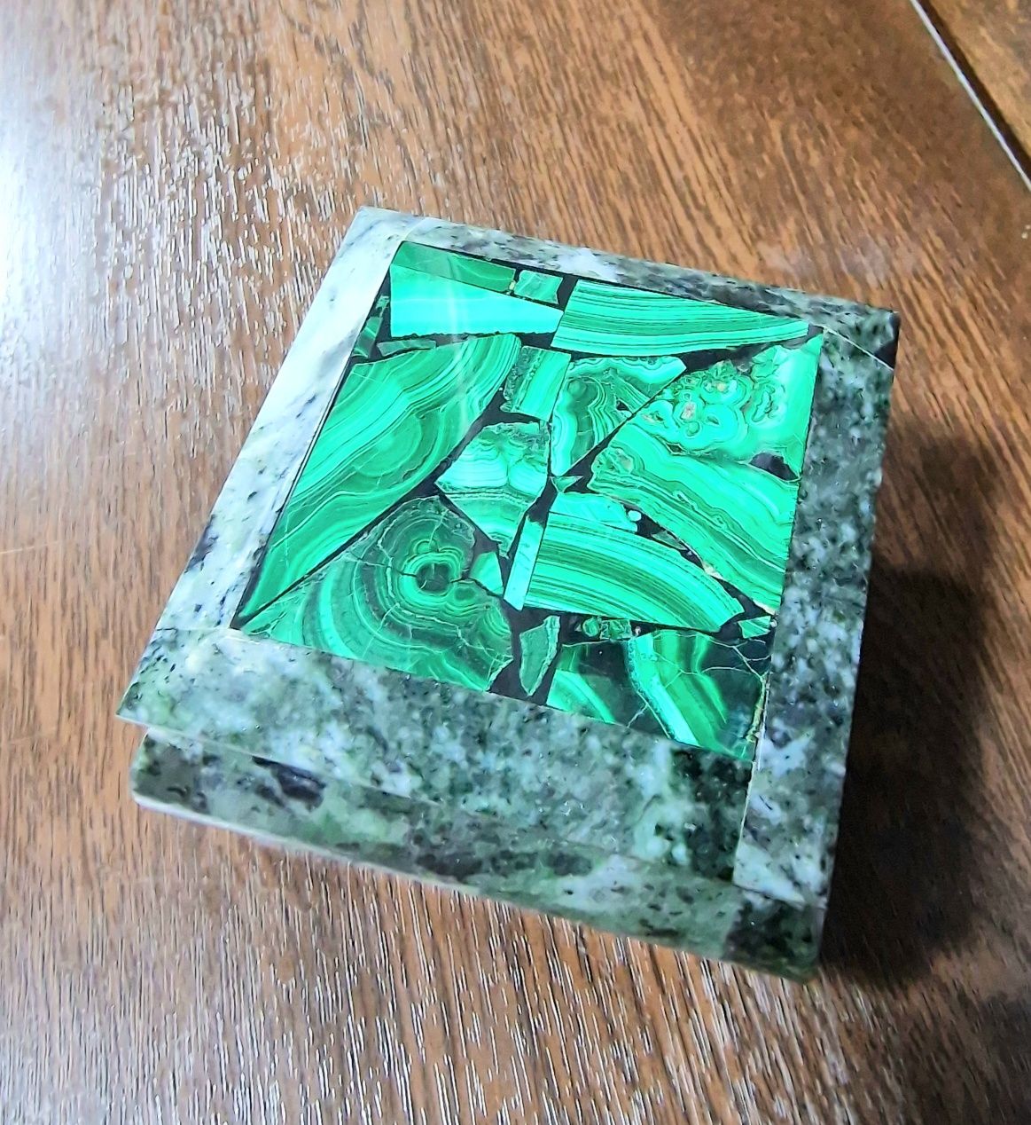 Шкатулка  Малахит.