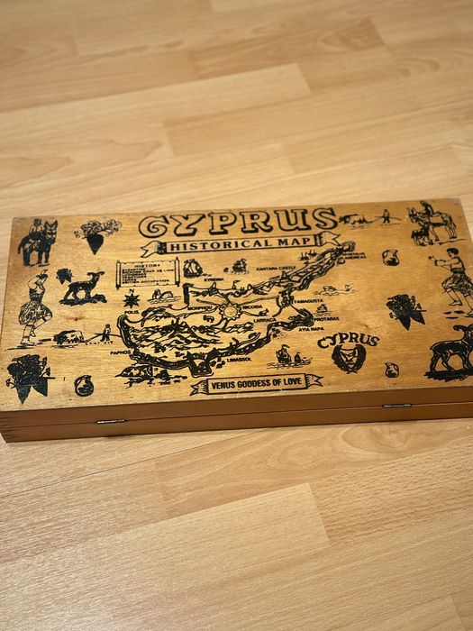 Joc de table vechi Cyprus Historical Map
