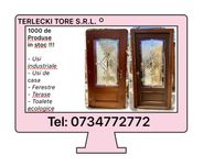 USA INTRARE CASA Germania lemn termopan  cristal H 222x L 111 GARANTIE