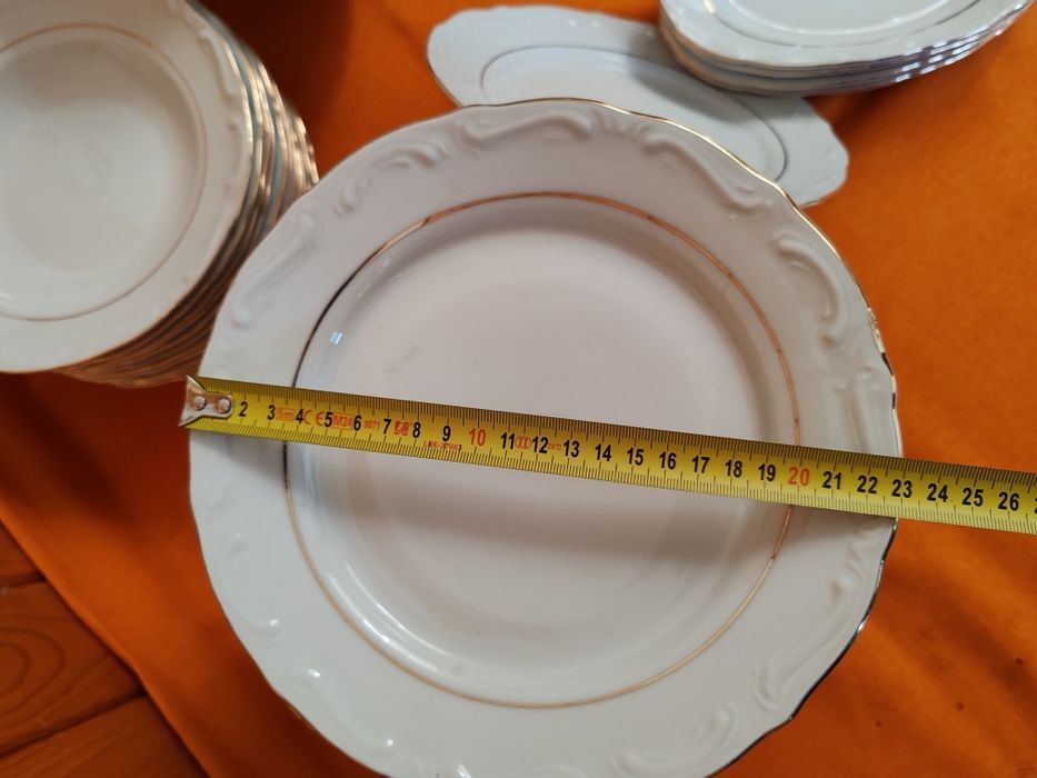 Голям винтидж порцеланов сервиз за хранене 72 части