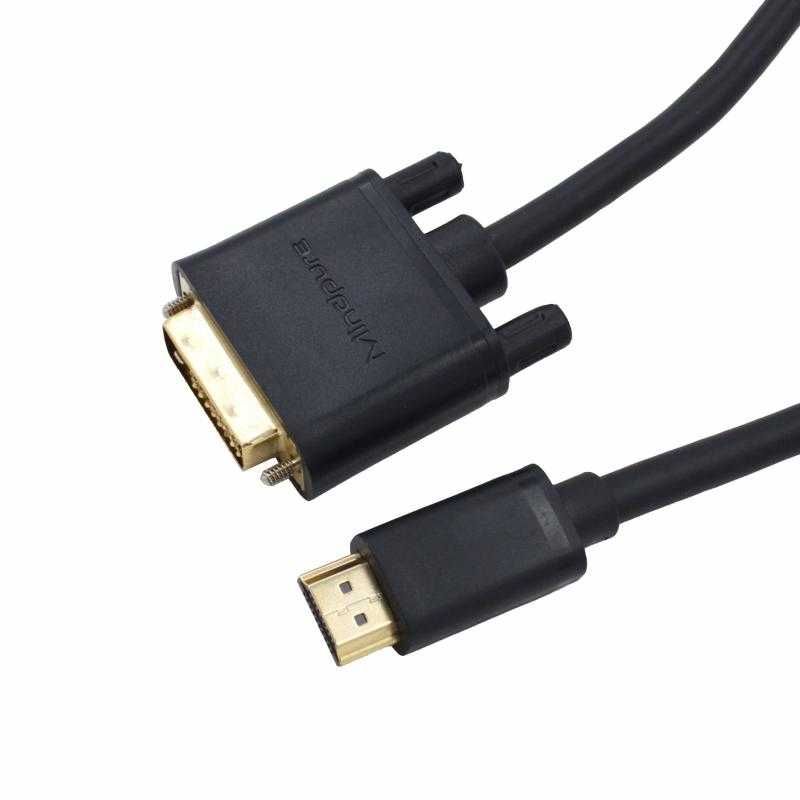 Кабель HDMI M - DVI-D M `Mindpure` AD023, LX10321, 3м, черный новый