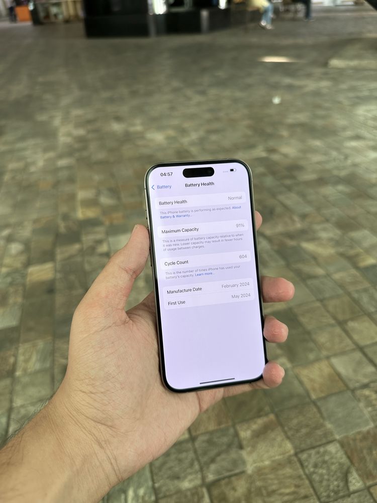 Iphone 15 pro 91%