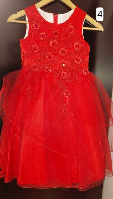 Официална детска рокля 7-10 години