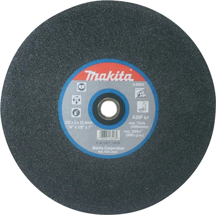 Panza pentru metal, disc Makita , 355x3, 25,4mm