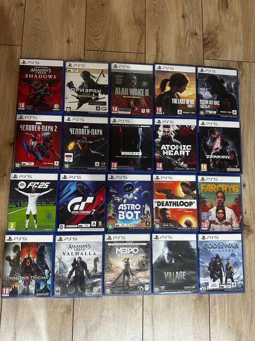 Игры Диски Ps 5 Ps 4 PlayStation Ойындар В наличии Доставка Скидка Бар