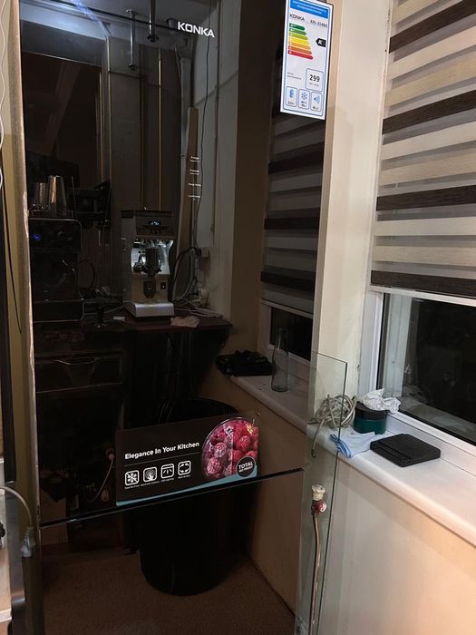 Продаётся холодильник KONKA KRL-314BG (чёрный) — почти новый