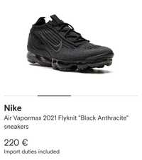 Adidași Originali Nike VaporMax Flyknit