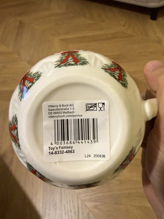 Villeroy Boch Чаша и чиния Toys Fantasy Коледен Порцелан Коледа