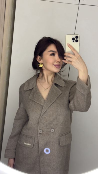 Кашемированое пальто новое