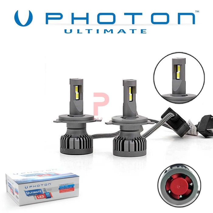 Set Două Becuri dioda Faruri H4 LED Ultimate Photon Puternice