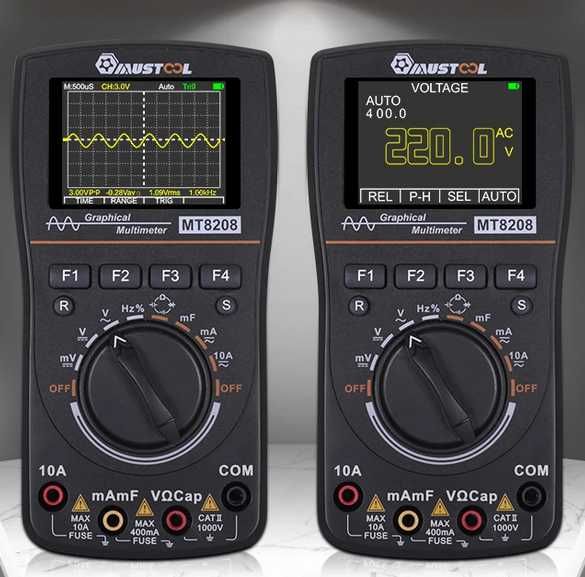 Osciloscop si multimetru 2 in 1 MT8210, model NOU