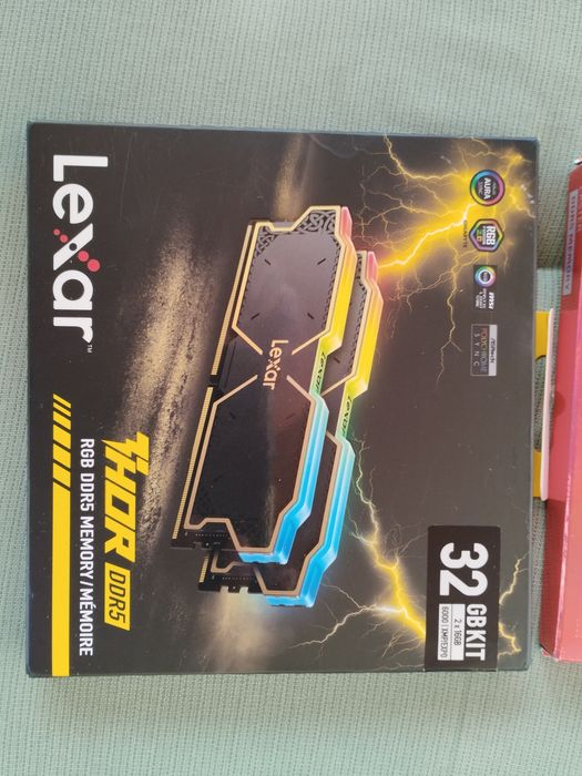 Kit Memorie Ram Sigilat, Lexar 32GB DDR5 Thor RGB, 6000, XMP Expo